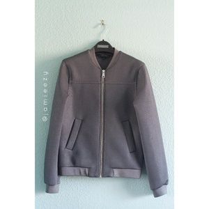 Topshop | Punch-Textured Bomber Style Jacket